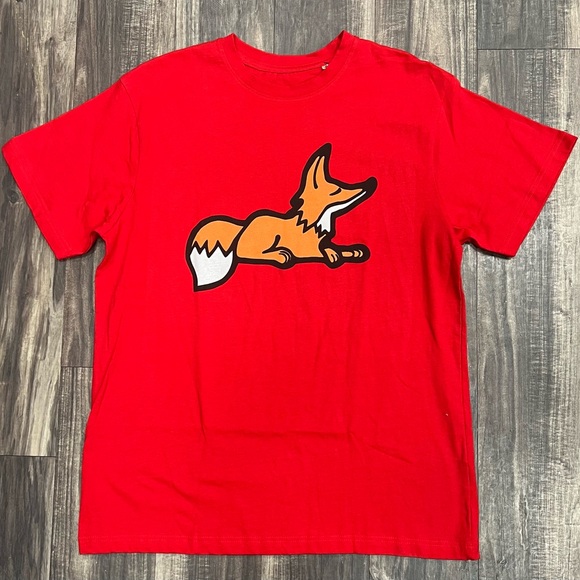 Akoo Other - Men’s Akoo Snobby Red T-Shirt with Fox Graphic